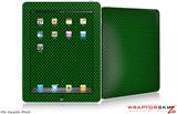 iPad Skin - Carbon Fiber Green