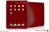 iPad Skin - Solids Collection Red Dark