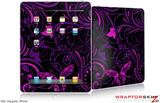 iPad Skin - Twisted Garden Purple and Hot Pink