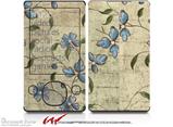 Flowers and Berries Blue - Decal Style skin fits Zune 80/120GB  (ZUNE SOLD SEPARATELY)