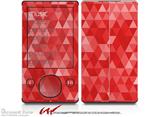Triangle Mosaic Red - Decal Style skin fits Zune 80/120GB  (ZUNE SOLD SEPARATELY)