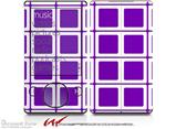 Squared Purple - Decal Style skin fits Zune 80/120GB  (ZUNE SOLD SEPARATELY)