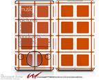 Squared Burnt Orange - Decal Style skin fits Zune 80/120GB  (ZUNE SOLD SEPARATELY)