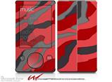 Camouflage Red - Decal Style skin fits Zune 80/120GB  (ZUNE SOLD SEPARATELY)
