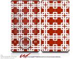 Boxed Red Dark - Decal Style skin fits Zune 80/120GB  (ZUNE SOLD SEPARATELY)