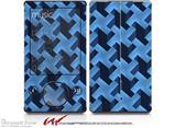 Retro Houndstooth Blue - Decal Style skin fits Zune 80/120GB  (ZUNE SOLD SEPARATELY)