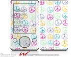 Kearas Peace Signs on White - Decal Style skin fits Zune 80/120GB  (ZUNE SOLD SEPARATELY)