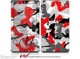 Sexy Girl Silhouette Camo Red - Decal Style skin fits Zune 80/120GB  (ZUNE SOLD SEPARATELY)