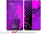 Halftone Splatter Hot Pink Purple - Decal Style skin fits Zune 80/120GB  (ZUNE SOLD SEPARATELY)
