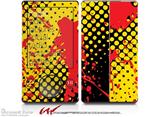 Halftone Splatter Yellow Red - Decal Style skin fits Zune 80/120GB  (ZUNE SOLD SEPARATELY)