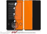 Ripped Colors Black Orange - Decal Style skin fits Zune 80/120GB  (ZUNE SOLD SEPARATELY)