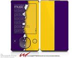 Ripped Colors Purple Yellow - Decal Style skin fits Zune 80/120GB  (ZUNE SOLD SEPARATELY)