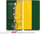 Ripped Colors Green Yellow - Decal Style skin fits Zune 80/120GB  (ZUNE SOLD SEPARATELY)