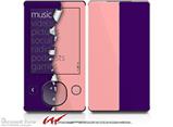 Ripped Colors Purple Pink - Decal Style skin fits Zune 80/120GB  (ZUNE SOLD SEPARATELY)