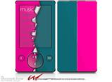 Ripped Colors Hot Pink Seafoam Green - Decal Style skin fits Zune 80/120GB  (ZUNE SOLD SEPARATELY)