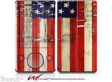 Painted Faded and Cracked USA American Flag - Decal Style skin fits Zune 80/120GB  (ZUNE SOLD SEPARATELY)