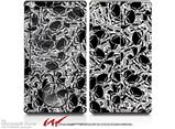 Scattered Skulls Black - Decal Style skin fits Zune 80/120GB  (ZUNE SOLD SEPARATELY)