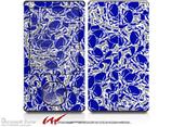 Scattered Skulls Royal Blue - Decal Style skin fits Zune 80/120GB  (ZUNE SOLD SEPARATELY)