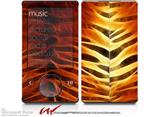Fractal Fur Tiger - Decal Style skin fits Zune 80/120GB  (ZUNE SOLD SEPARATELY)