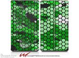 HEX Mesh Camo 01 Green Bright - Decal Style skin fits Zune 80/120GB  (ZUNE SOLD SEPARATELY)
