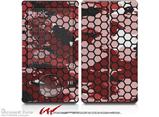 HEX Mesh Camo 01 Red - Decal Style skin fits Zune 80/120GB  (ZUNE SOLD SEPARATELY)