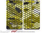 HEX Mesh Camo 01 Yellow - Decal Style skin fits Zune 80/120GB  (ZUNE SOLD SEPARATELY)