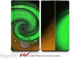 Alecias Swirl 01 Green - Decal Style skin fits Zune 80/120GB  (ZUNE SOLD SEPARATELY)