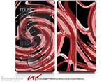 Alecias Swirl 02 Red - Decal Style skin fits Zune 80/120GB  (ZUNE SOLD SEPARATELY)