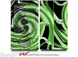 Alecias Swirl 02 Green - Decal Style skin fits Zune 80/120GB  (ZUNE SOLD SEPARATELY)