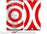 Bullseye Red and White - Decal Style skin fits Zune 80/120GB  (ZUNE SOLD SEPARATELY)