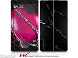 Barbwire Heart Hot Pink - Decal Style skin fits Zune 80/120GB  (ZUNE SOLD SEPARATELY)