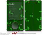 Christmas Holly Leaves on Green - Decal Style skin fits Zune 80/120GB  (ZUNE SOLD SEPARATELY)