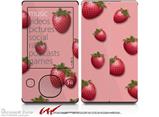 Strawberries on Pink - Decal Style skin fits Zune 80/120GB  (ZUNE SOLD SEPARATELY)