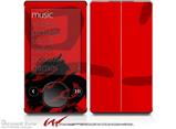 Oriental Dragon Black on Red - Decal Style skin fits Zune 80/120GB  (ZUNE SOLD SEPARATELY)