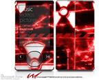 Radioactive Red - Decal Style skin fits Zune 80/120GB  (ZUNE SOLD SEPARATELY)