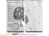 Mushrooms Gray - Decal Style skin fits Zune 80/120GB  (ZUNE SOLD SEPARATELY)