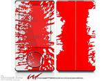 Big Kiss White Lips on Red - Decal Style skin fits Zune 80/120GB  (ZUNE SOLD SEPARATELY)