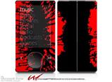 Big Kiss Red Lips on Black - Decal Style skin fits Zune 80/120GB  (ZUNE SOLD SEPARATELY)