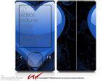 Glass Heart Grunge Blue - Decal Style skin fits Zune 80/120GB  (ZUNE SOLD SEPARATELY)