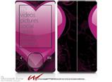 Glass Heart Grunge Hot Pink - Decal Style skin fits Zune 80/120GB  (ZUNE SOLD SEPARATELY)
