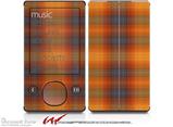 Plaid Pumpkin Orange - Decal Style skin fits Zune 80/120GB  (ZUNE SOLD SEPARATELY)
