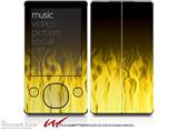 Fire Yellow - Decal Style skin fits Zune 80/120GB  (ZUNE SOLD SEPARATELY)