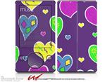 Crazy Hearts - Decal Style skin fits Zune 80/120GB  (ZUNE SOLD SEPARATELY)