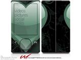 Glass Heart Grunge Seafoam Green - Decal Style skin fits Zune 80/120GB  (ZUNE SOLD SEPARATELY)