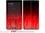 Fire Red - Decal Style skin fits Zune 80/120GB  (ZUNE SOLD SEPARATELY)