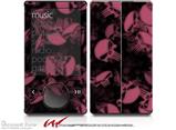 Skulls Confetti Pink - Decal Style skin fits Zune 80/120GB  (ZUNE SOLD SEPARATELY)