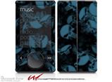 Skulls Confetti Blue - Decal Style skin fits Zune 80/120GB  (ZUNE SOLD SEPARATELY)