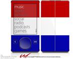 Red White and Blue - Decal Style skin fits Zune 80/120GB  (ZUNE SOLD SEPARATELY)