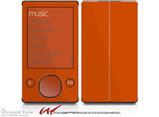 Solids Collection Burnt Orange - Decal Style skin fits Zune 80/120GB  (ZUNE SOLD SEPARATELY)