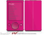 Solids Collection Fushia - Decal Style skin fits Zune 80/120GB  (ZUNE SOLD SEPARATELY)